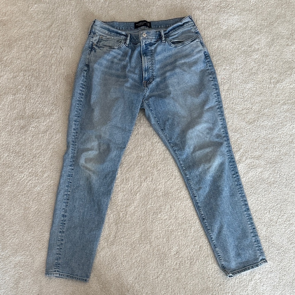 Abercrombie & Fitch Light Blue Straight Jeans